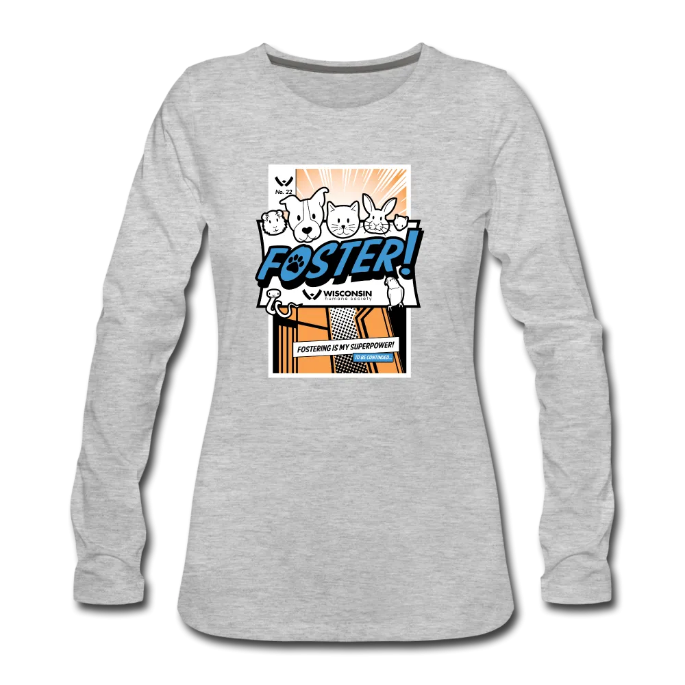 Foster Comic Contoured Premium Long Sleeve T-Shirt