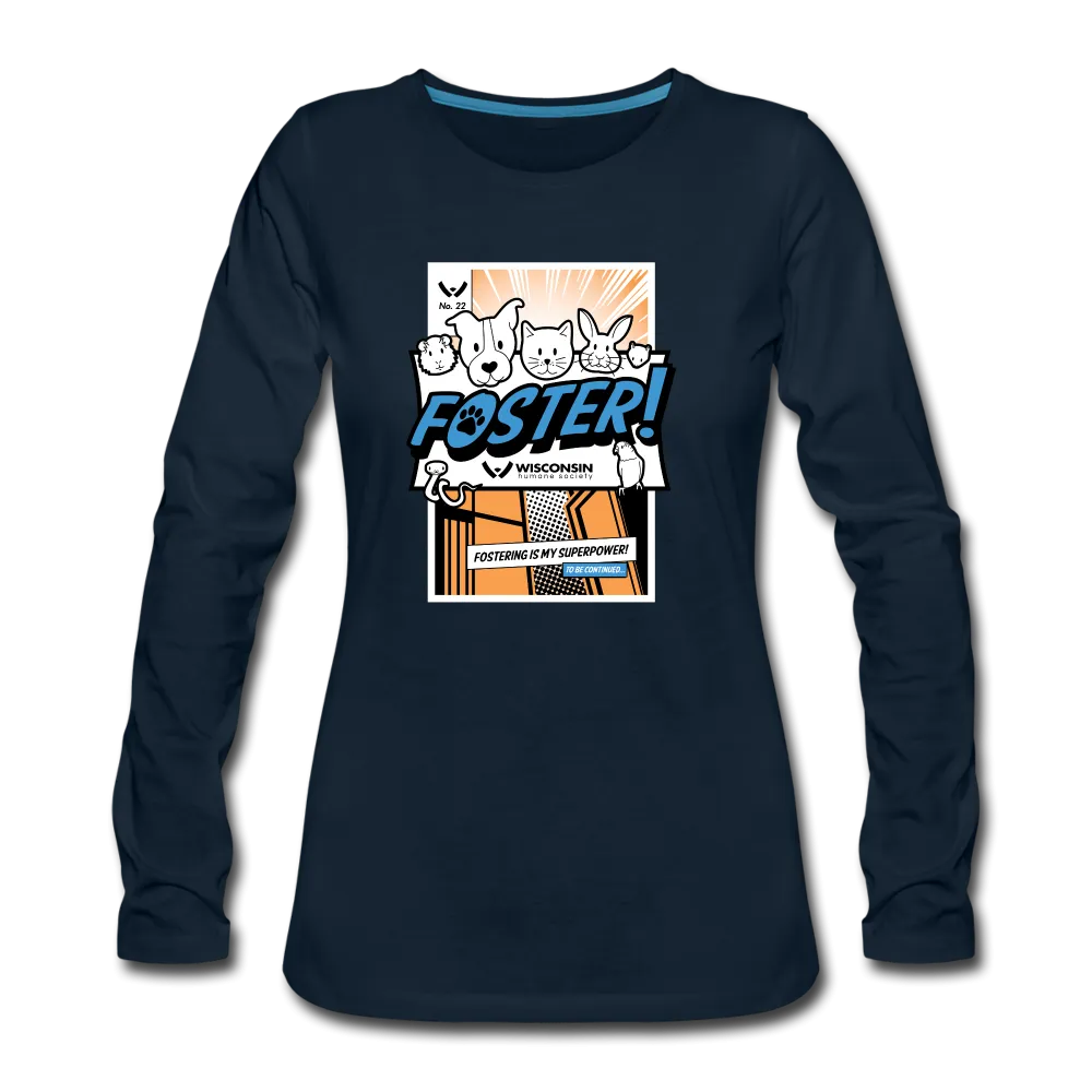 Foster Comic Contoured Premium Long Sleeve T-Shirt