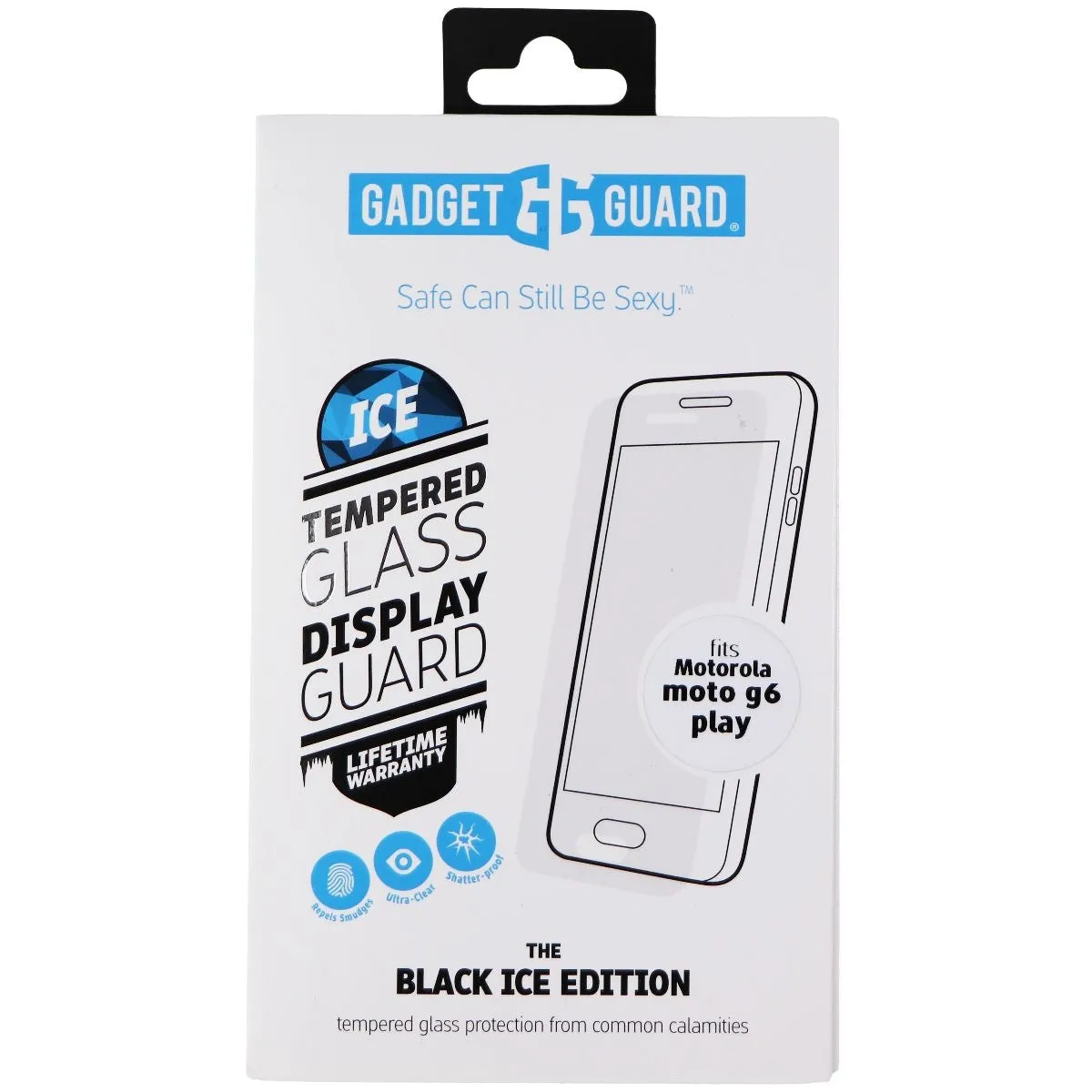 Gadget Guard Black Ice Tempered Glass for Motorola Moto G6 Play - Clear