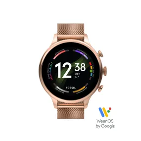 Gen 6 Smartwatch Rose Gold-Tone Stainless Steel Mesh