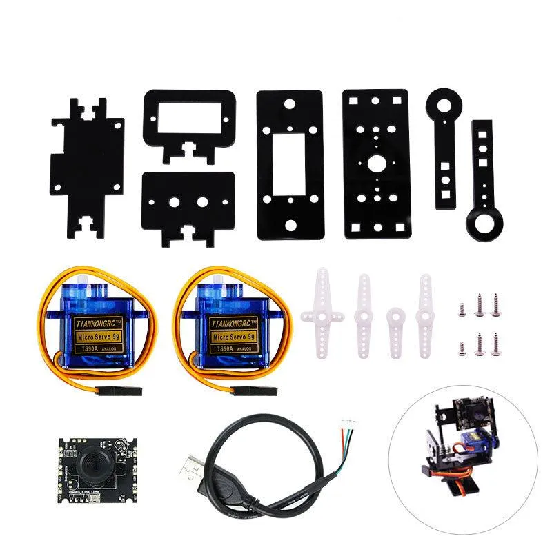 HD Camera Pan-Tilt Kit with 2 PCS SG90 Servos for Raspberry Pi/Jetson/RDK series