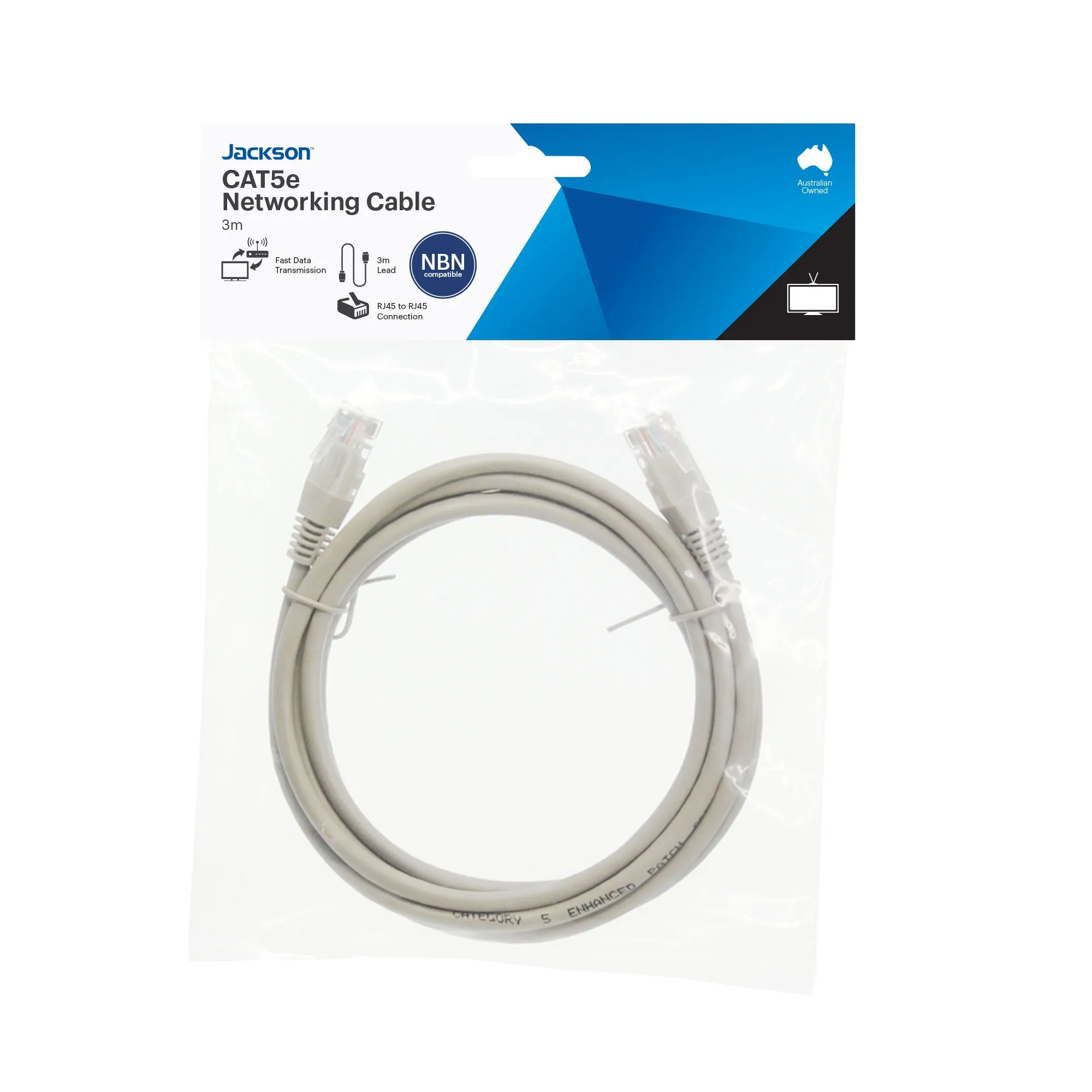 High Speed CAT5e Network Cable- 3m