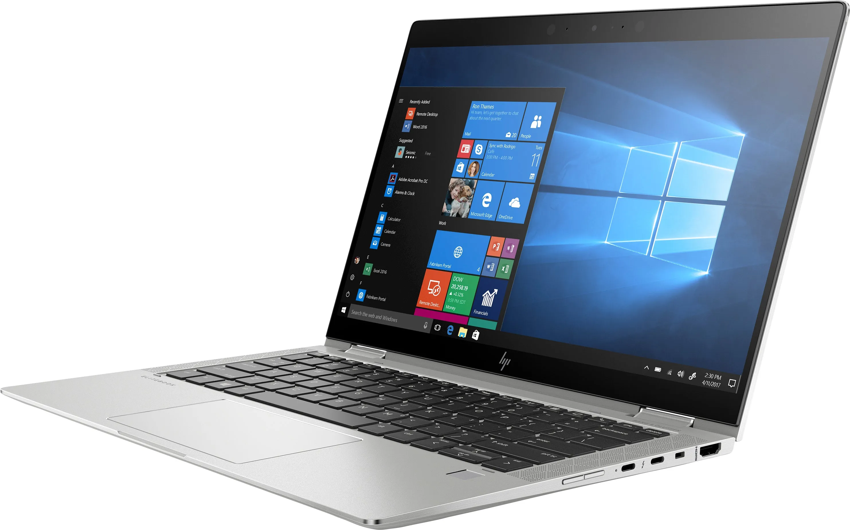 HP EliteBook X360 1030-G4 13.3" FHD Convertible Notebook, Intel i5-8365U, 1.60GHz, 16GB RAM, 256GB SSD, Win10P - 8MT66UT#ABA (Certified Refurbished)