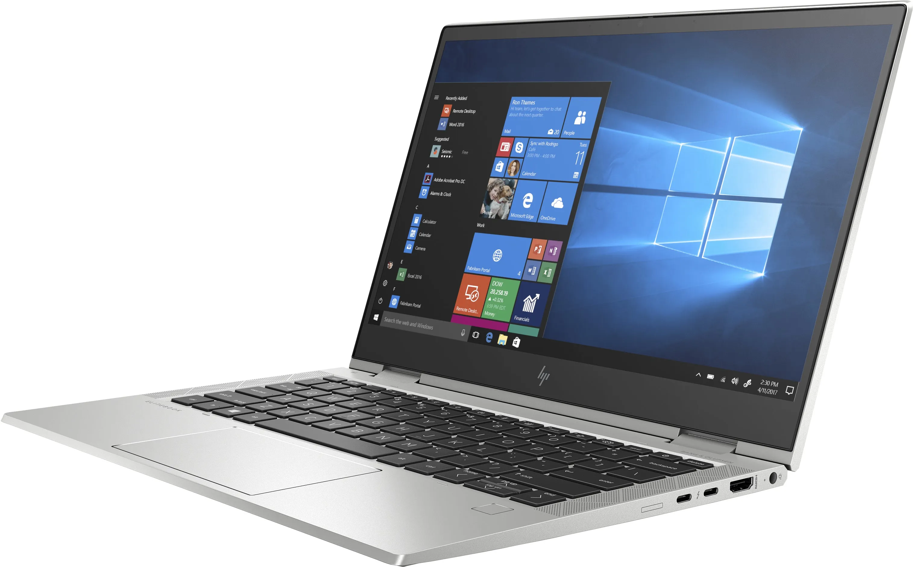 HP EliteBook X360 830 G7 13.3" FHD Convertible Notebook, Intel i7-10810U, 1.10GHz, 16GB RAM, 512GB SSD, Win10P - 1D3F2UT#ABA