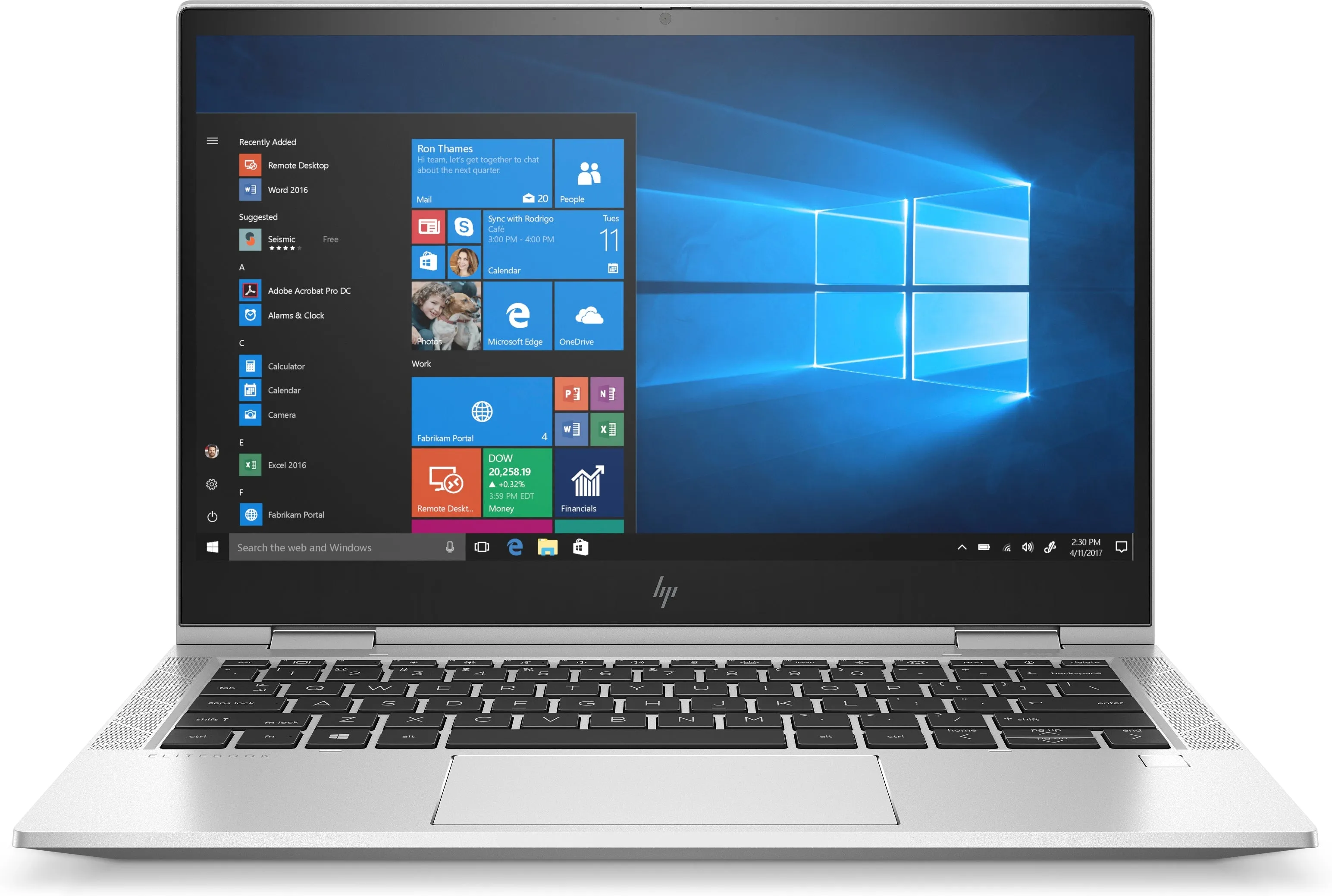 HP EliteBook X360 830 G7 13.3" FHD Convertible Notebook, Intel i7-10810U, 1.10GHz, 16GB RAM, 512GB SSD, Win10P - 1D3F2UT#ABA