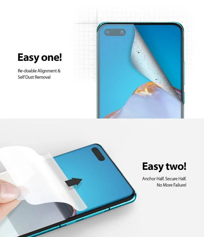 Huawei P40 Pro Screen Protector Dual Easy Wing Film By Ringke