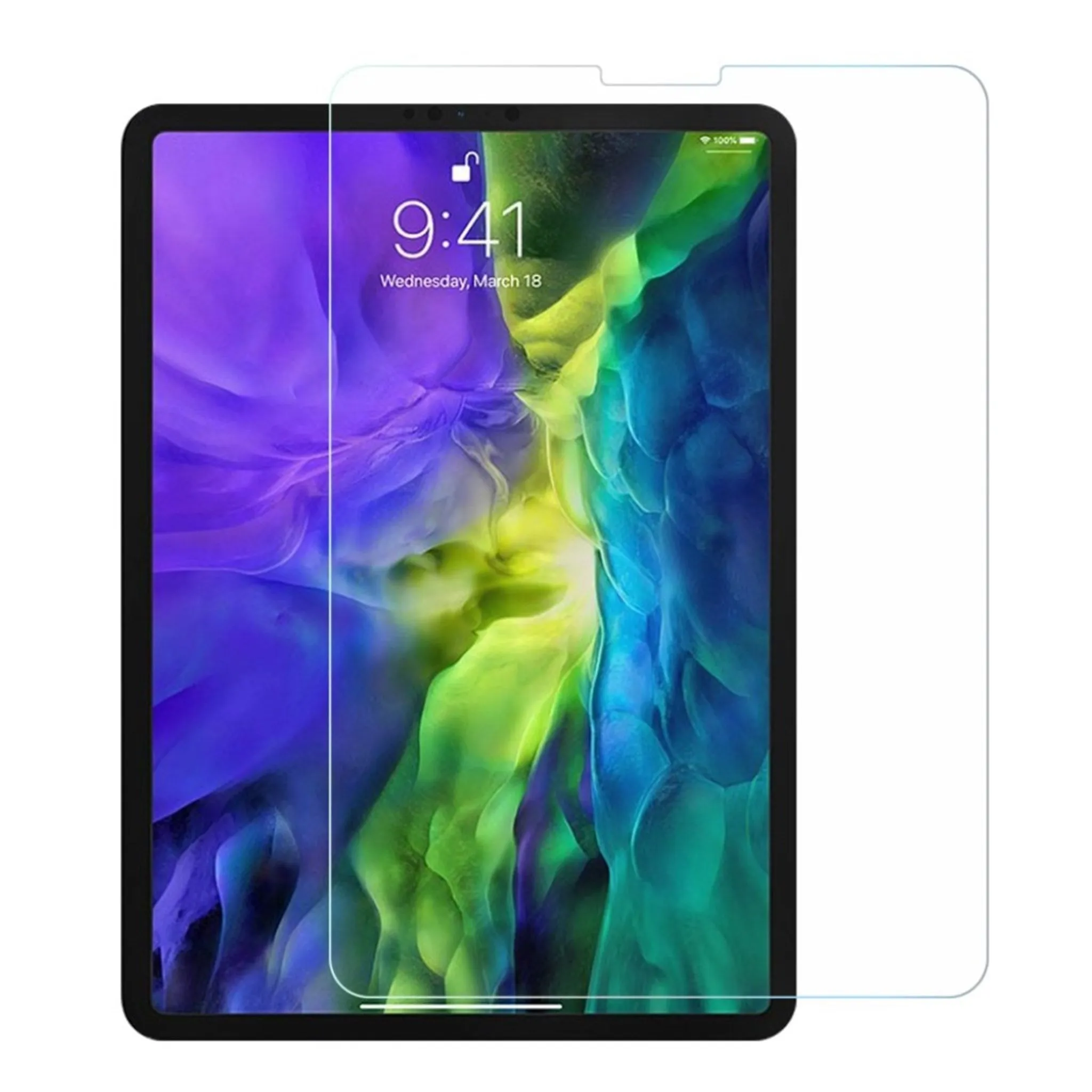 iPad Pro 12.9 inch (2020) / (2018) arc edge tempered glass screen protector