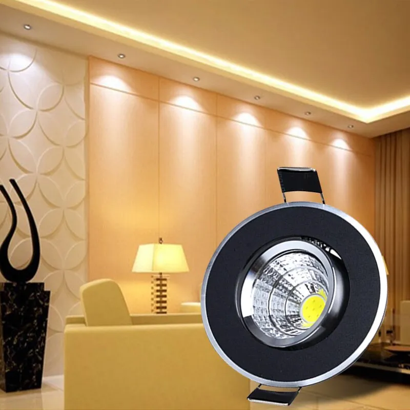 Led downlight light COB 5W 110V 220V Ceiling Spot Light AC/DC12V Decoration Ceiling Lamp recessed Lights Indoor Lighting