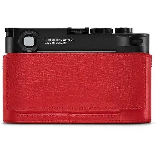 Leica M10 Protector, Leather, Red