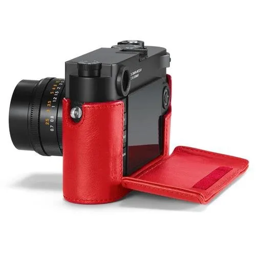 Leica M10 Protector, Leather, Red