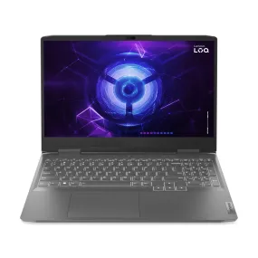 Lenovo LOQ 15IRH8 Intel® Core™ i5 i5-12450H Laptop 39.6 cm (15.6") Full HD 16 GB DDR5-SDRAM 512 GB SSD NVIDIA GeForce RTX 4050 Wi-Fi 6 (802.11ax) Windows 11 Home Grey