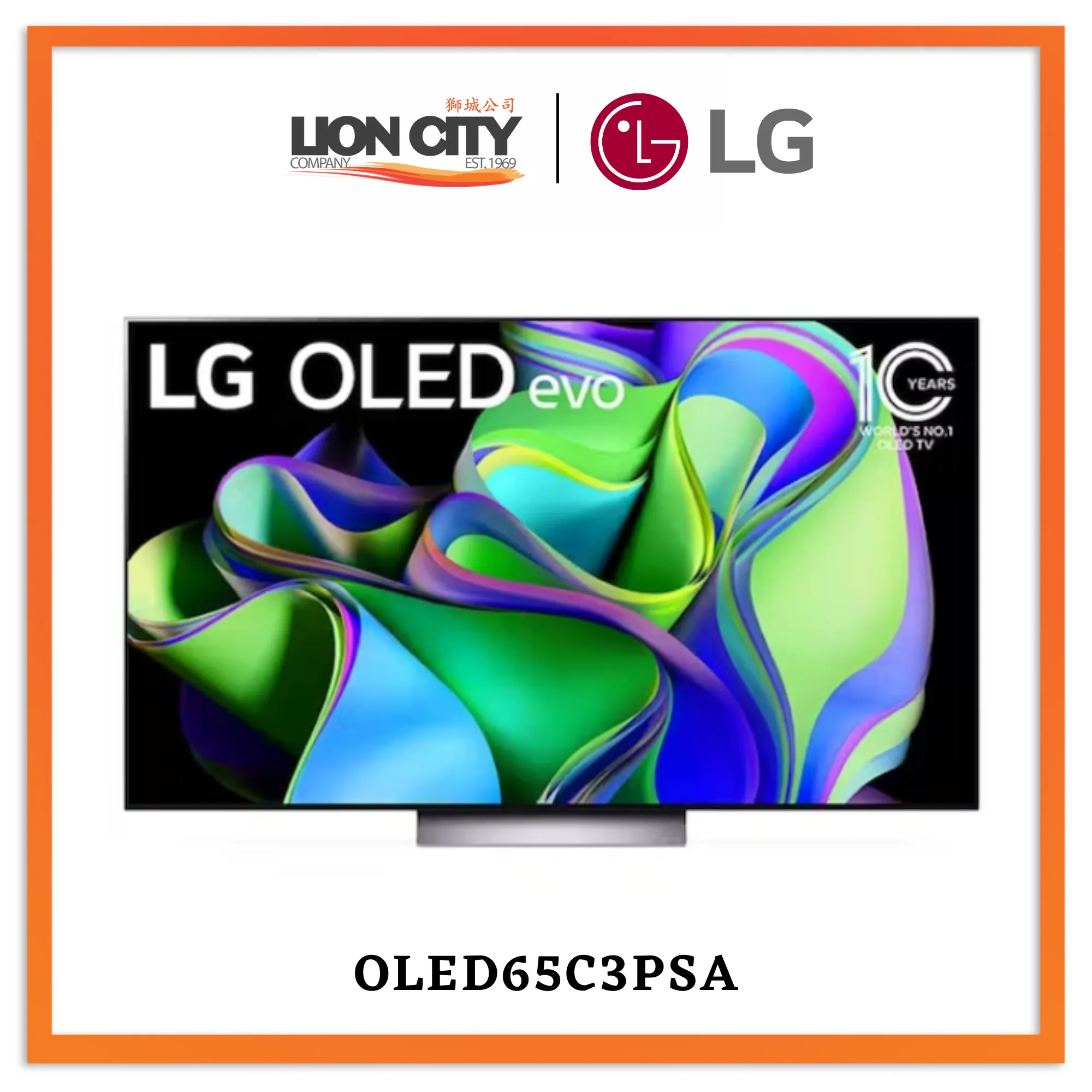 LG OLED65C3PSA.ATC 65" OLED Evo 4k Smart Tv