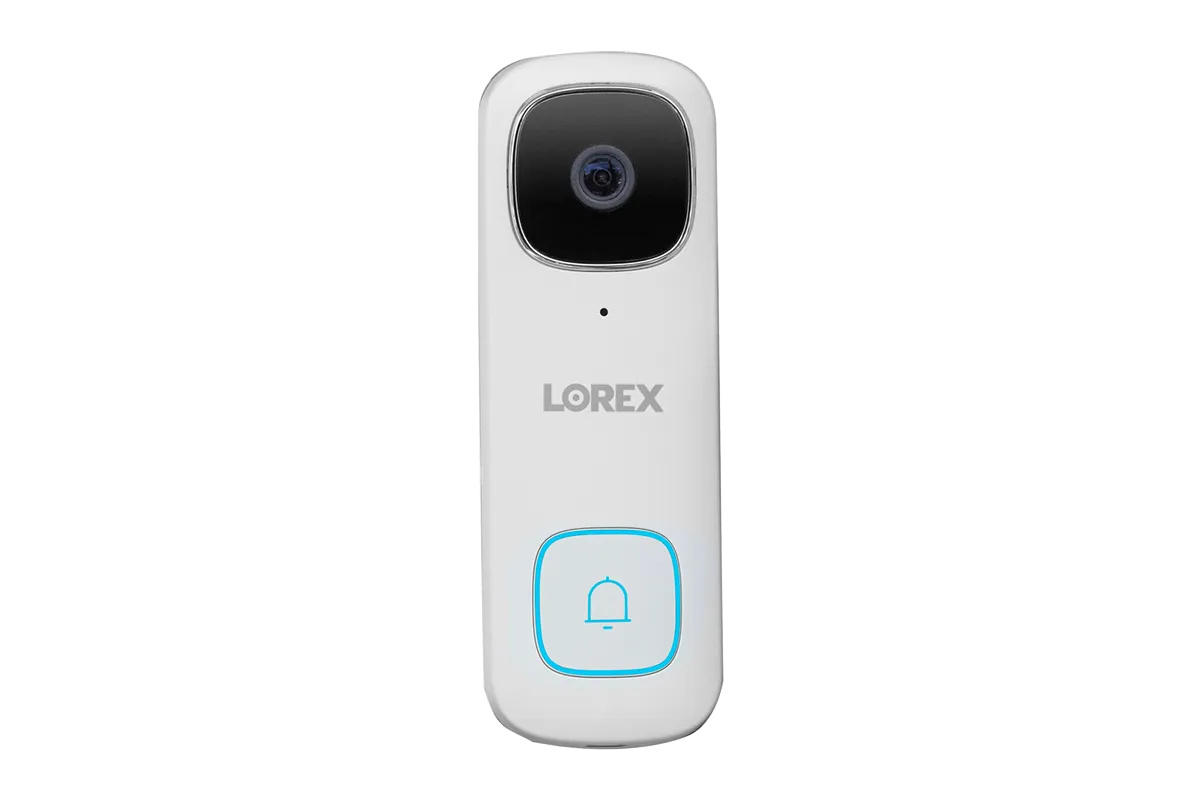 Lorex Fusion 4K 12-Camera Capable (8 Wired   4 Fusion Wi-Fi)  2TB Wired DVR System with 4 Smart Deterrence Cameras, 2K Indoor Wi-Fi Camera, 2K Wired Video Doorbell and Wi-Fi Chimebox