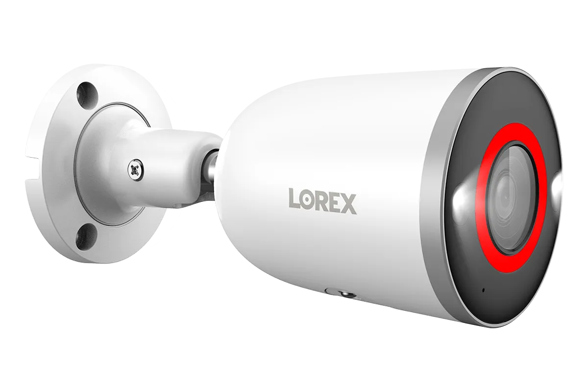 Lorex Fusion 4K (16 Camera Capable) 3TB Wired NVR System with Bullet Camera Featuring Smart Security Lighting and 2-Way Audio