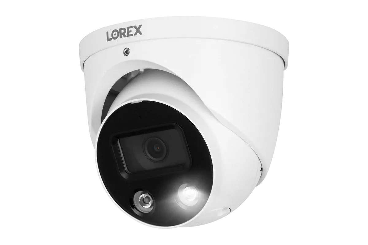 Lorex Fusion Series 4K 16 Camera Capable (8 Wired   8 Fusion Wi-Fi) 2TB Wired NVR System with H13 IP Dome Cameras