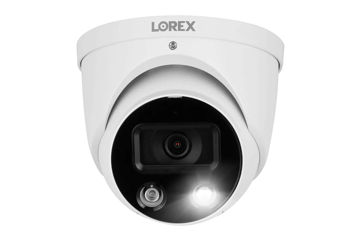 Lorex Fusion Series 4K 16 Camera Capable (8 Wired   8 Fusion Wi-Fi) 2TB Wired NVR System with H13 IP Dome Cameras