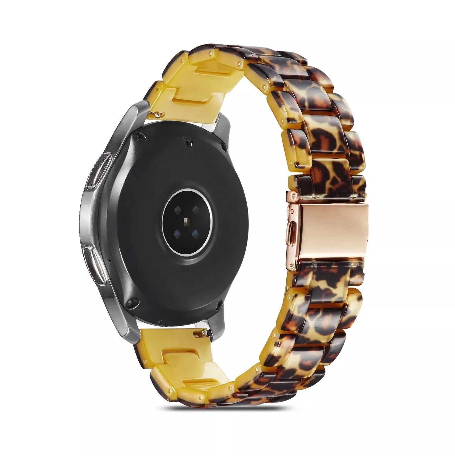 Luxurious Resin Link Band For Samsung Watch Multiple Colors Available