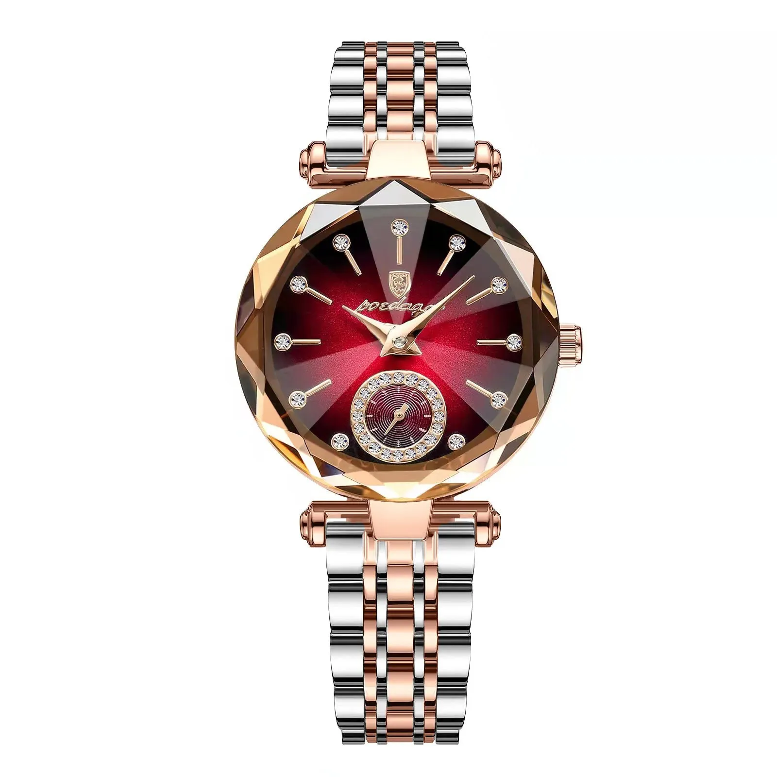 Luxury Water Resistance Women's Stainless Steel Wristwatch