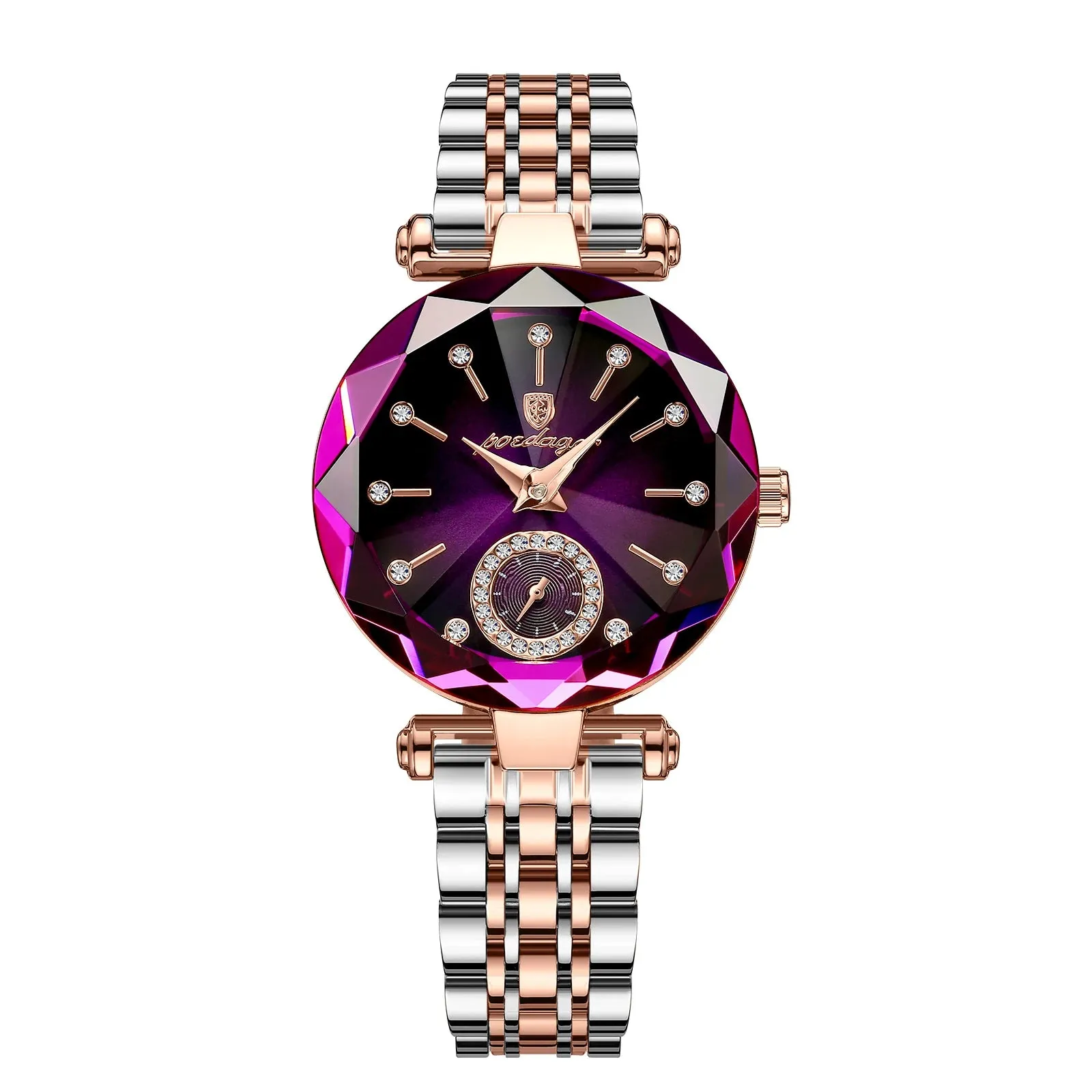 Luxury Water Resistance Women's Stainless Steel Wristwatch