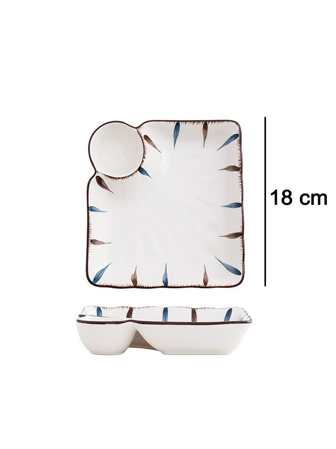 Market99 Round Ceramic Serveware Dish Plates