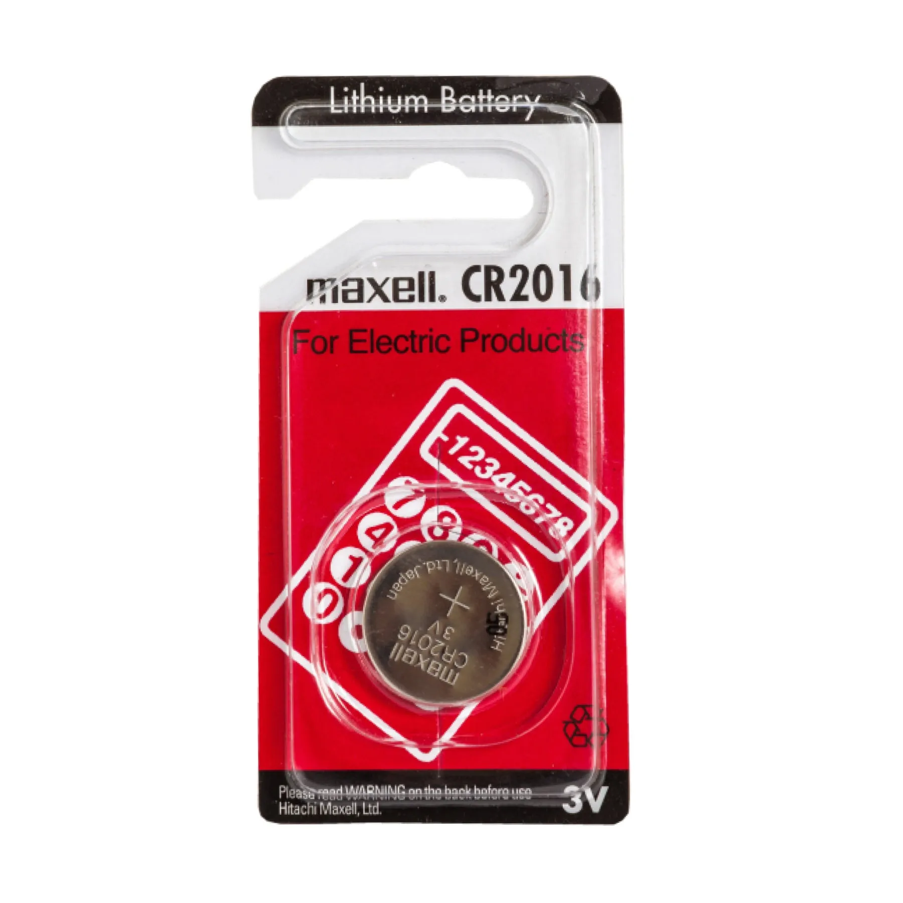 Maxell CR2016 Button Battery