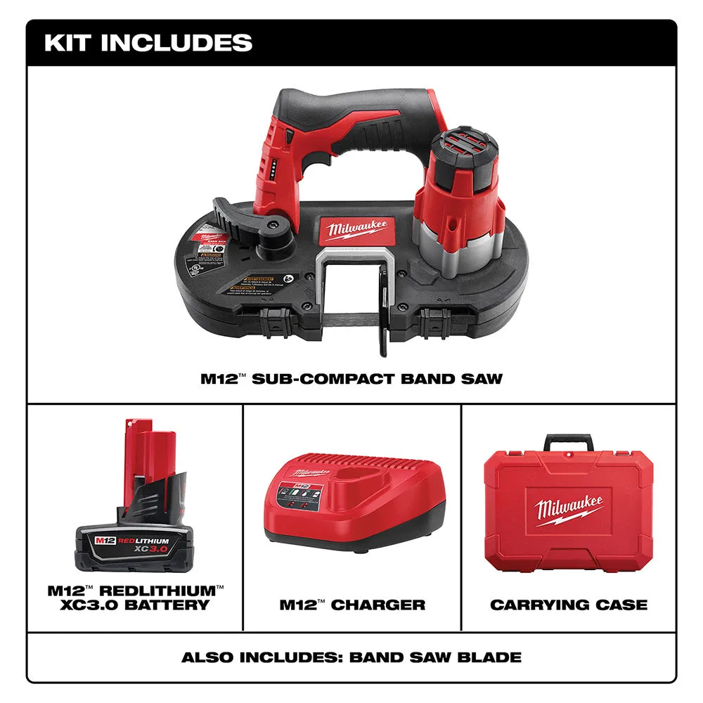 Milwaukee 2429-21XC M12™ Sub-Compact Band Saw Kit