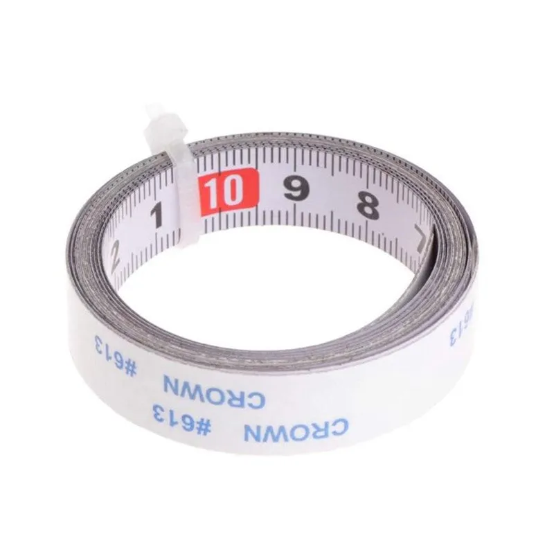 Miter Saw Track Tape Measure Self Adhesive Backing Metric Steel Ruler 1/2/3/5M