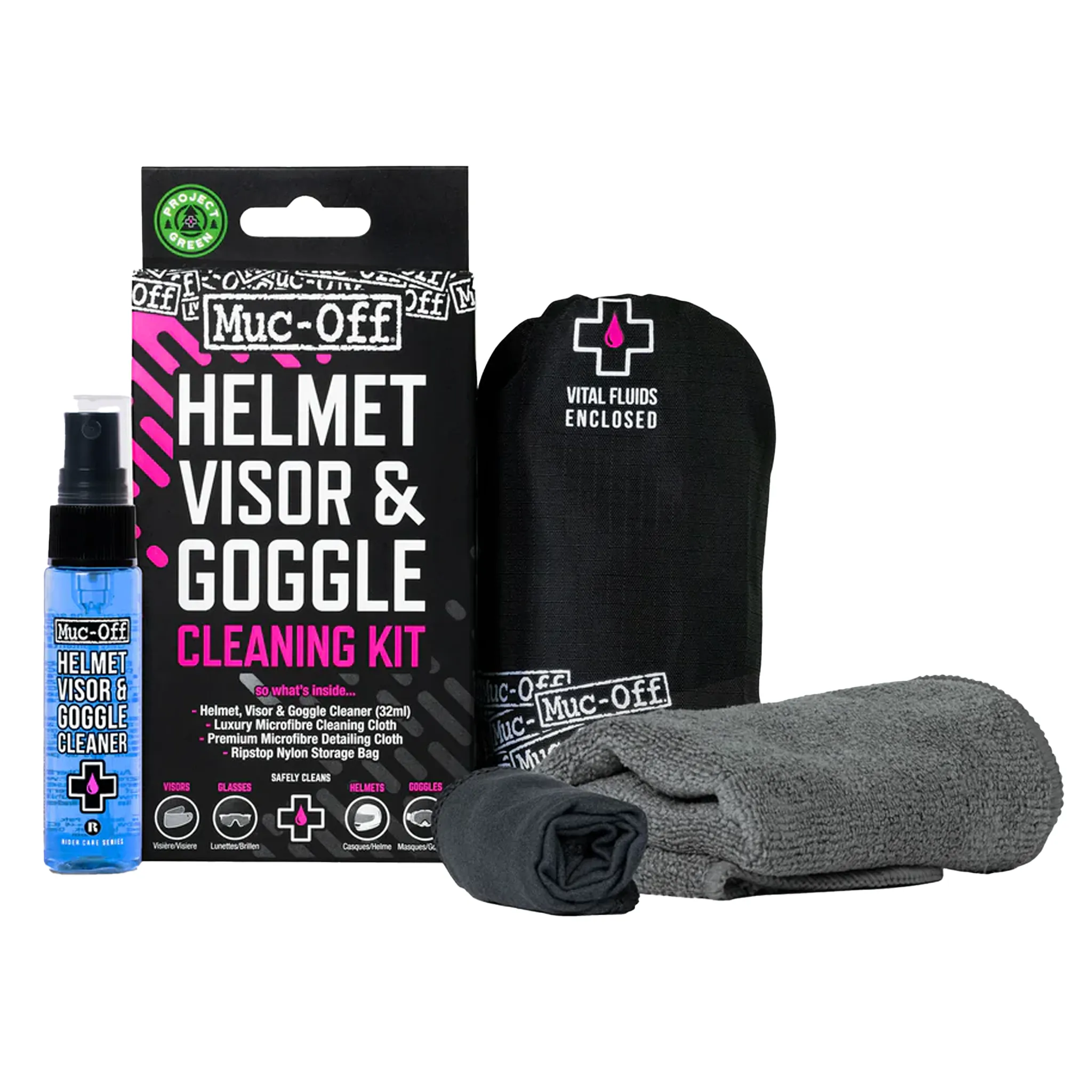 Muc-Off Visor, Lens & Goggle Cleaning Kit