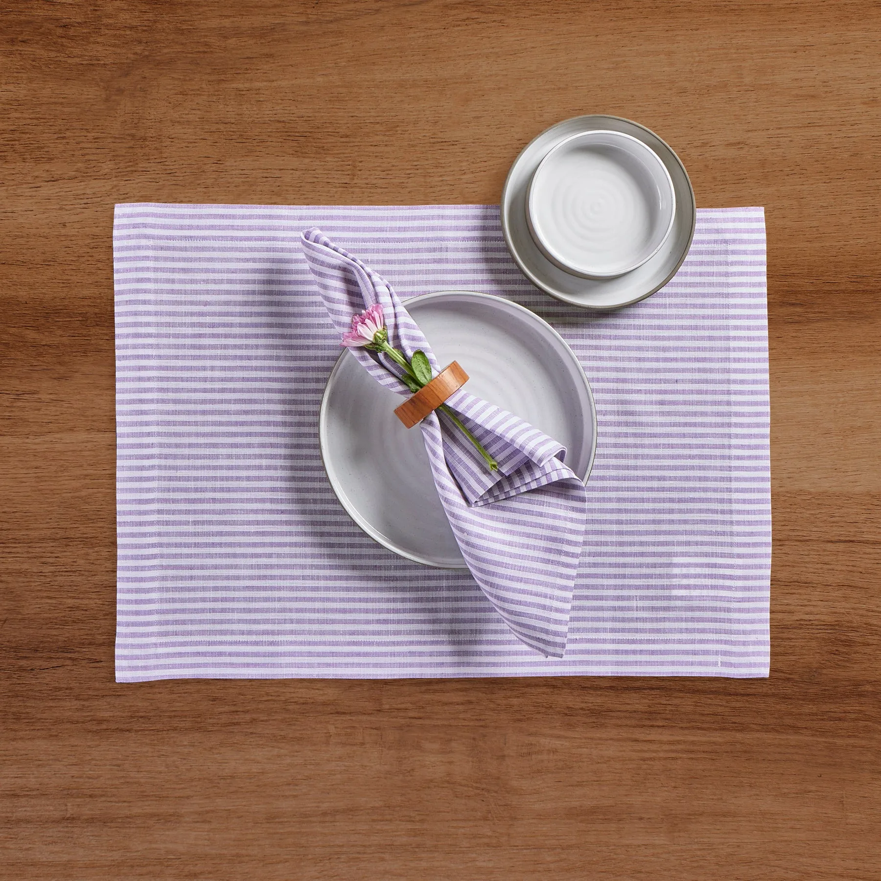 Narrow Stripe Placemats, Set of 4