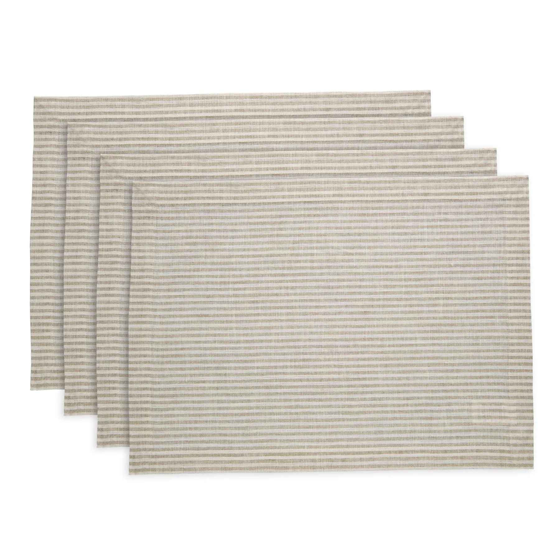 Narrow Stripe Placemats, Set of 4