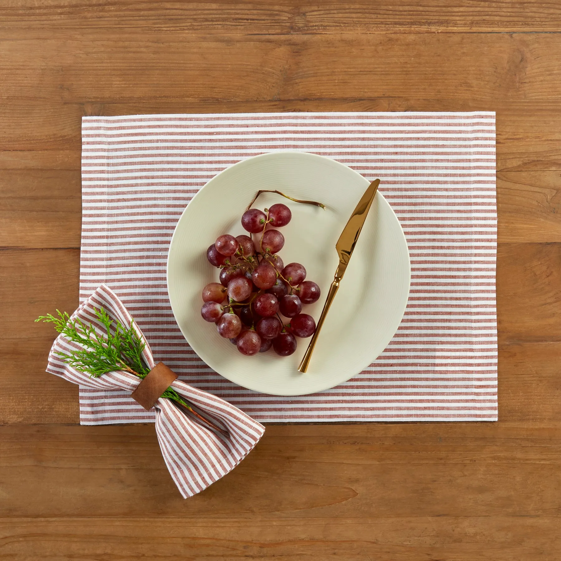 Narrow Stripe Placemats, Set of 4