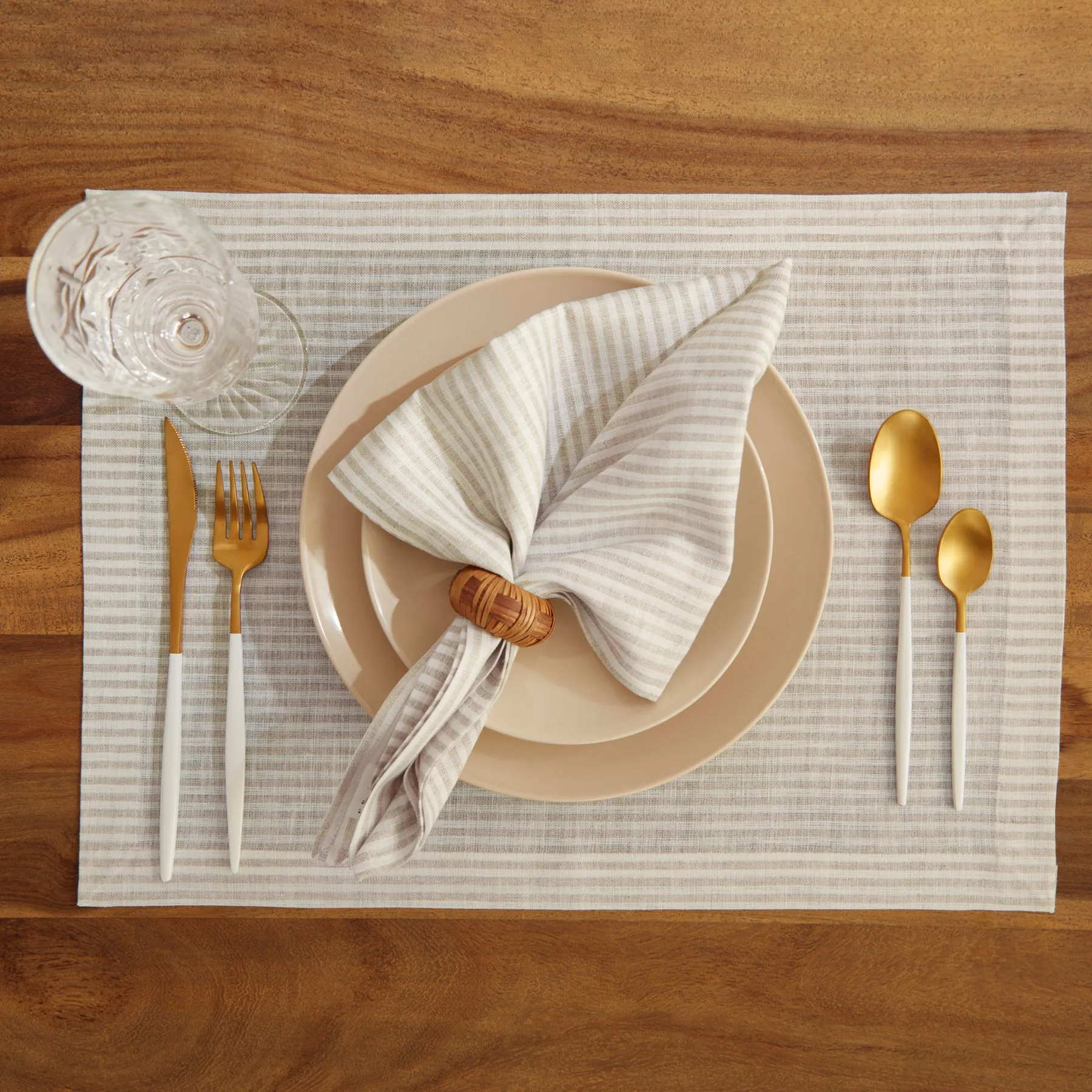 Narrow Stripe Placemats, Set of 4