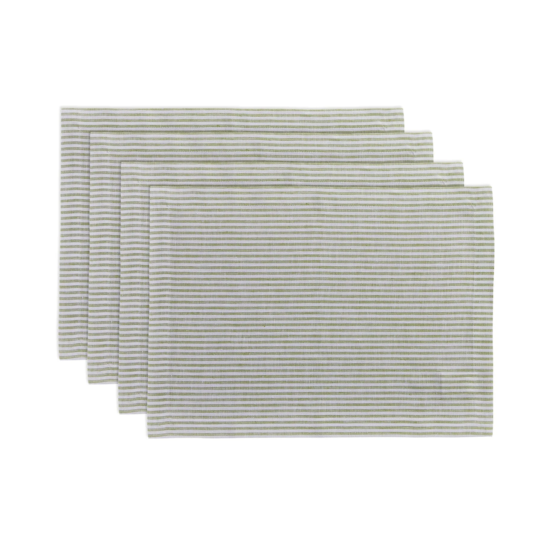 Narrow Stripe Placemats, Set of 4