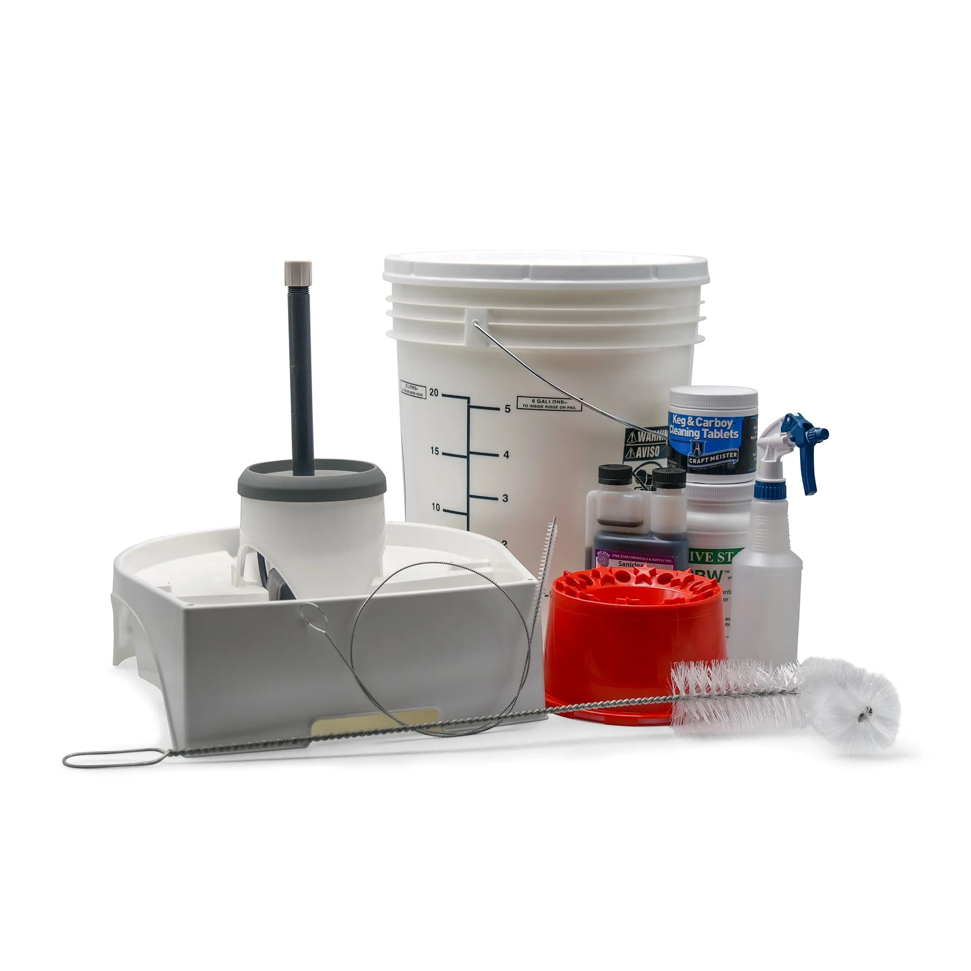 Natural Born Cleaner - Complete Carboy, Keg, and Brewery Cleaning Kit