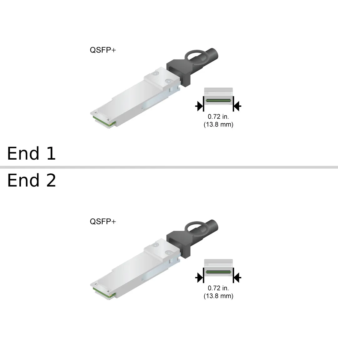 NetApp NO_FRU_Mellanox_MC220731V-100_100m - 100m Data Cable with Plug QSFP /QSFP  | NO_FRU_Mellanox_MC220731V-100_