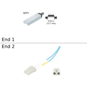 NetApp X6608A -  Data Cable with Plug SFP /LC | SFP  Optical, Broadcom 32Gb FC Longwave