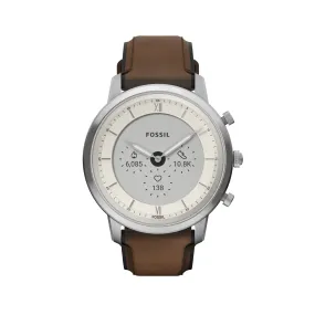 Neutra Gen 6 Hybrid Smartwatch Medium Brown Leather