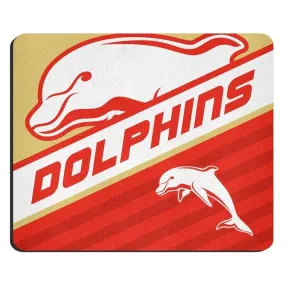 NRL Mouse Mat - Dolphins - Mouse Pad - 22cm x 19cm