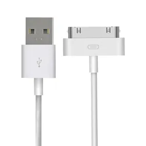 Original 1m USB Data Cable for iPad, iPhone, and iPod - Compatible with Multiple Models