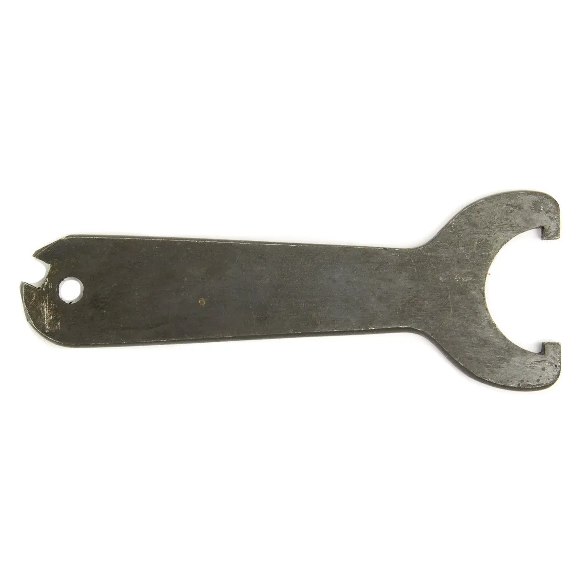 Original British WWI Lewis Gun Spanner Wrench Tool - Notched & Beveled