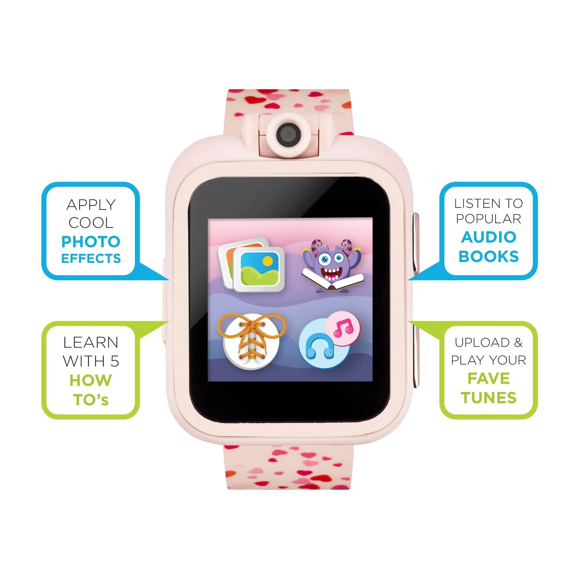 PlayZoom 2 Kids Smartwatch: Blush Hearts