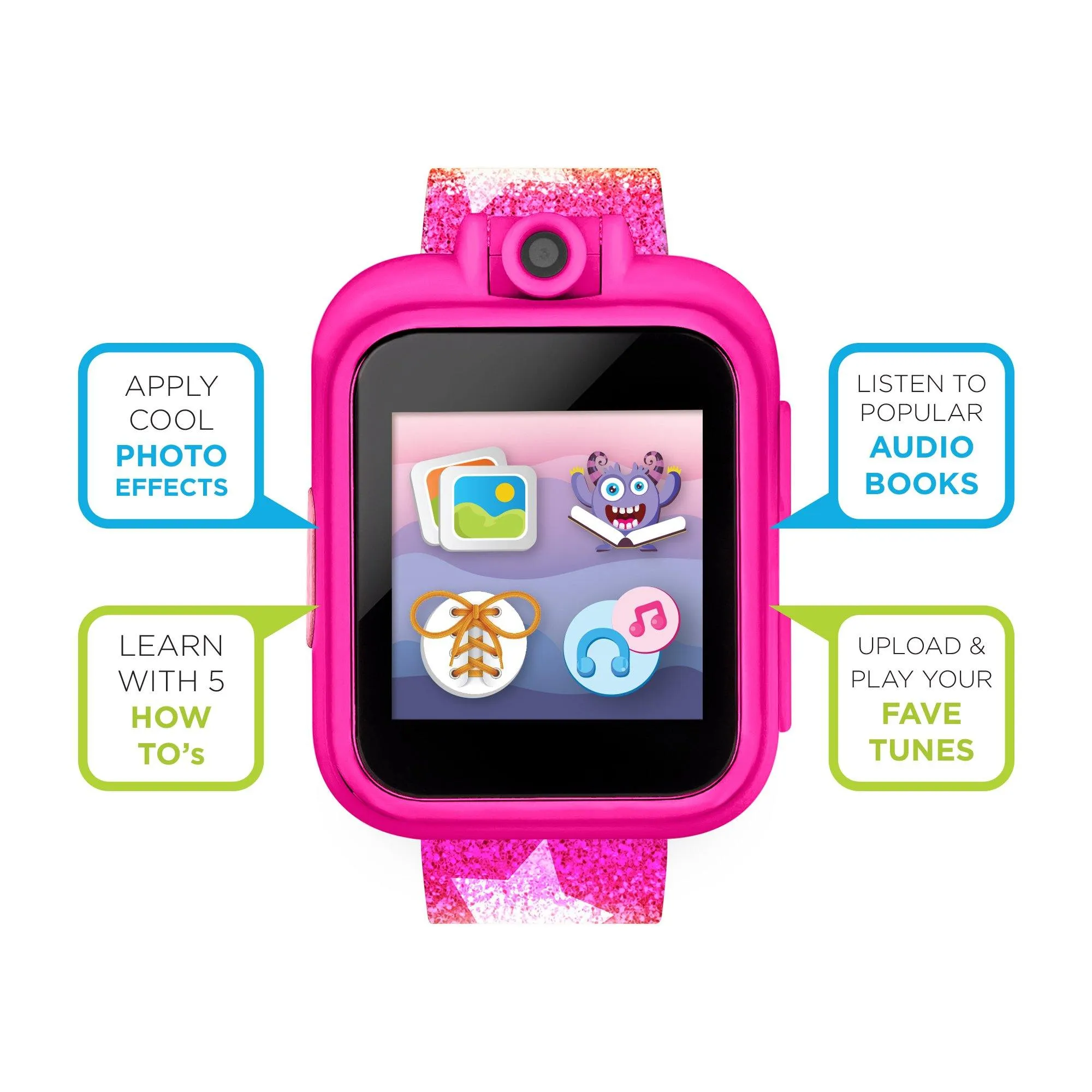 PlayZoom 2 Kids Smartwatch: Rainbow Star Print