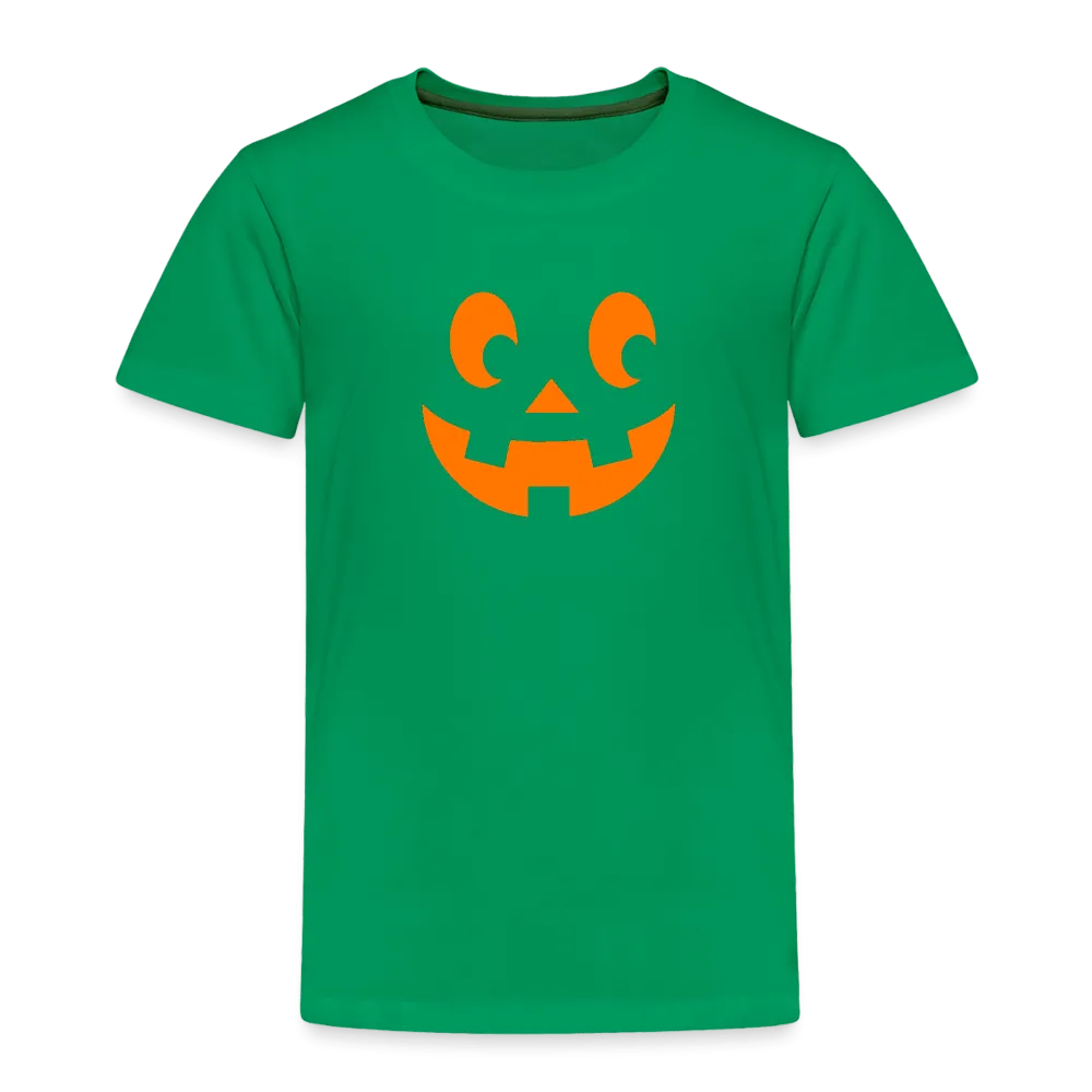 Pumpkin Face Toddler Halloween T-Shirt