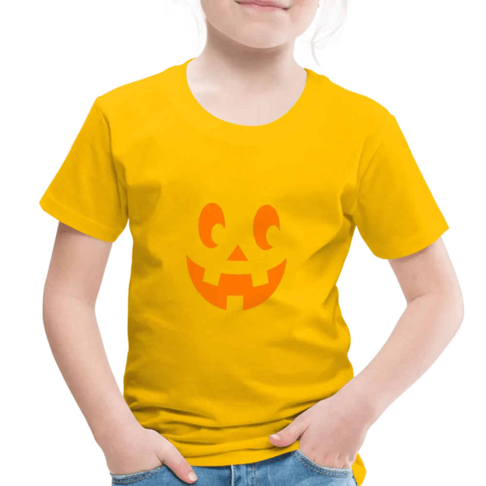 Pumpkin Face Toddler Halloween T-Shirt