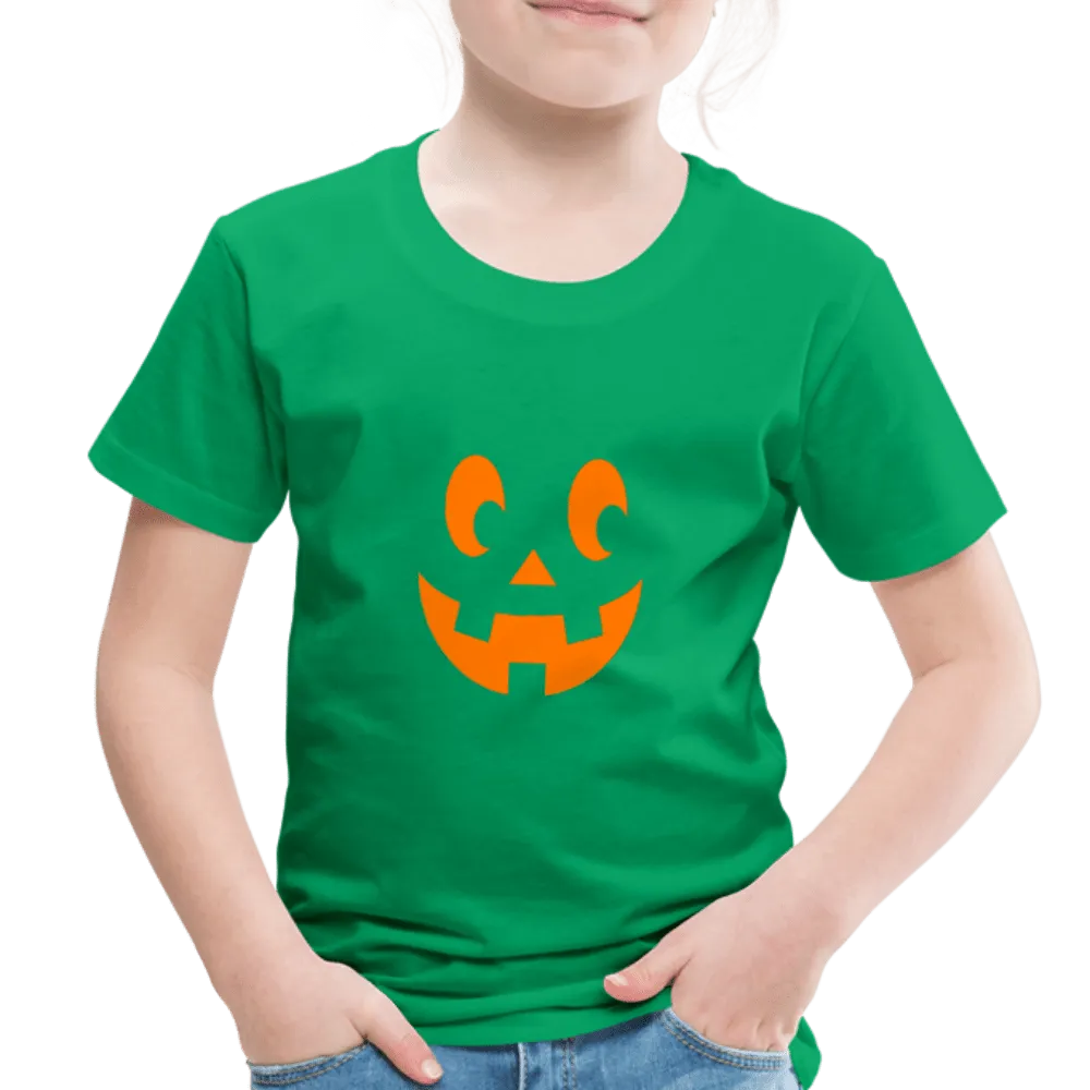 Pumpkin Face Toddler Halloween T-Shirt