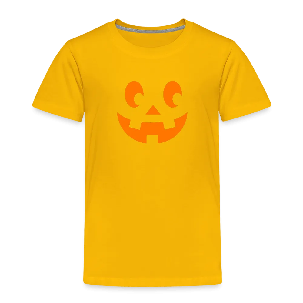 Pumpkin Face Toddler Halloween T-Shirt