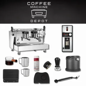 Rocket - Doppia 2 Group Combo Package Commercial Espresso Machine