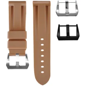 RUBBER STRAP FOR BREITLING PROFESSIONAL - DESERT SAND