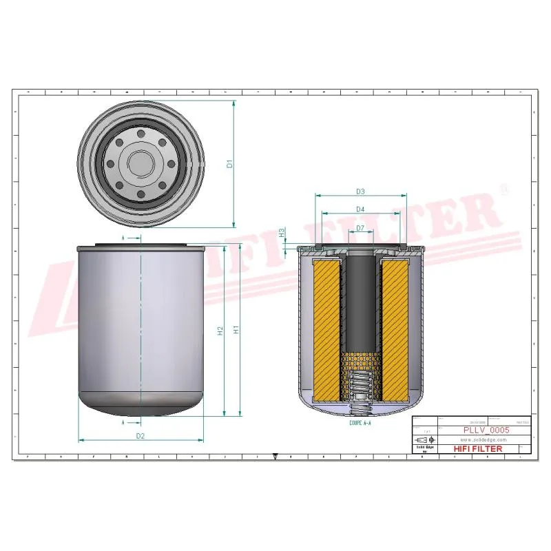 Same Engine Oil Filter (Hi-Fi)