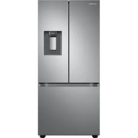 Samsung 30-inch, 22 cu.ft. Freestanding French 3-Door Refrigerator with External Water Dispensing System RF22A4221SR/AA